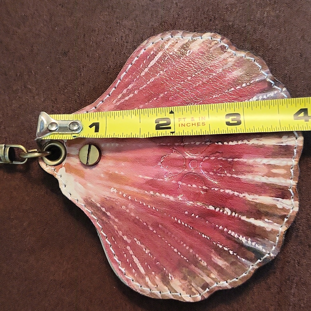Patricia Nash Shell Mirror Key Fob Charm - Picture 6 of 10